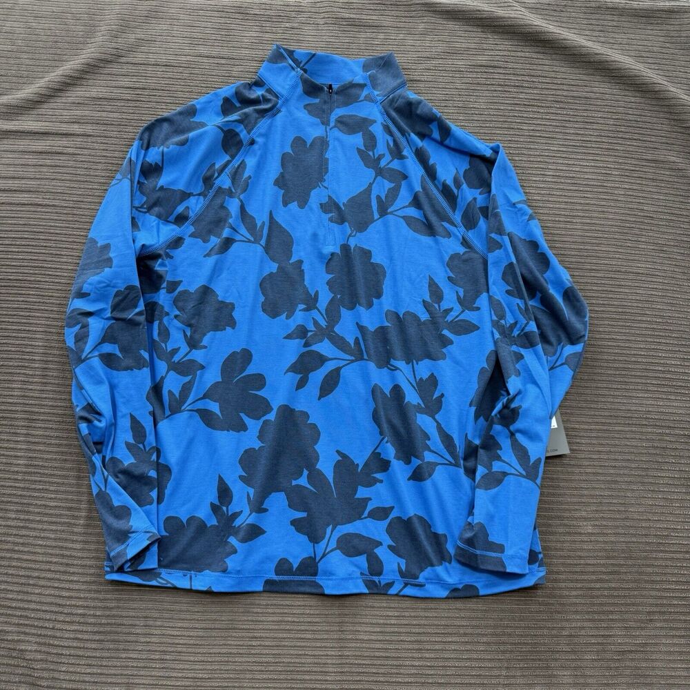 G/Fore 1/4 Zip Pullover Men Large Racer Polyester Designer Golf Golfing Outdoors